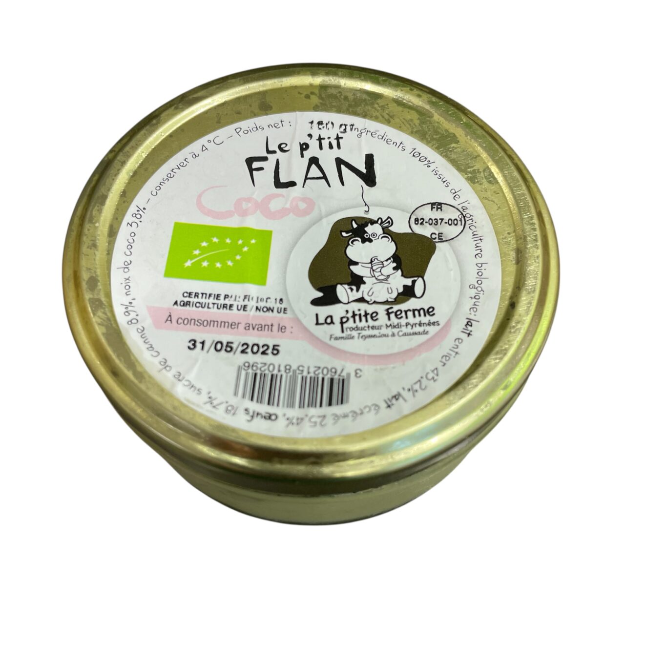 FLAN NOIX DE COCO BIO 160g