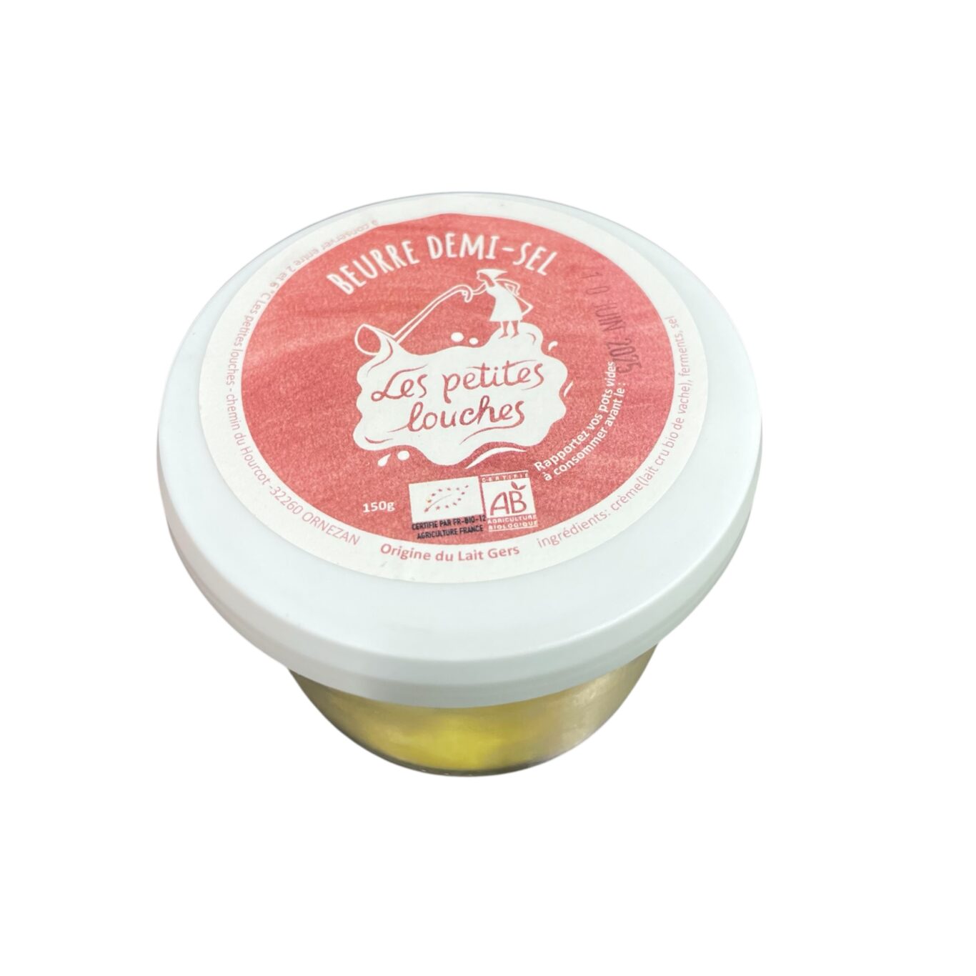 BEURRE Demi Sel BIO 150g