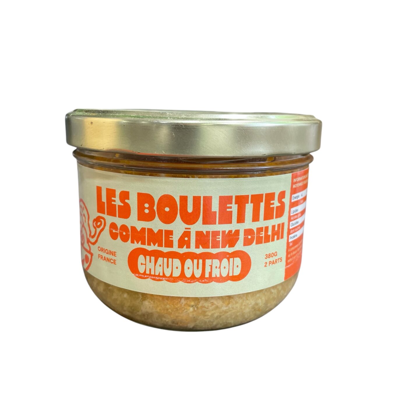 BOULETTES DE PORC, COMME À NEW DELHI 380g