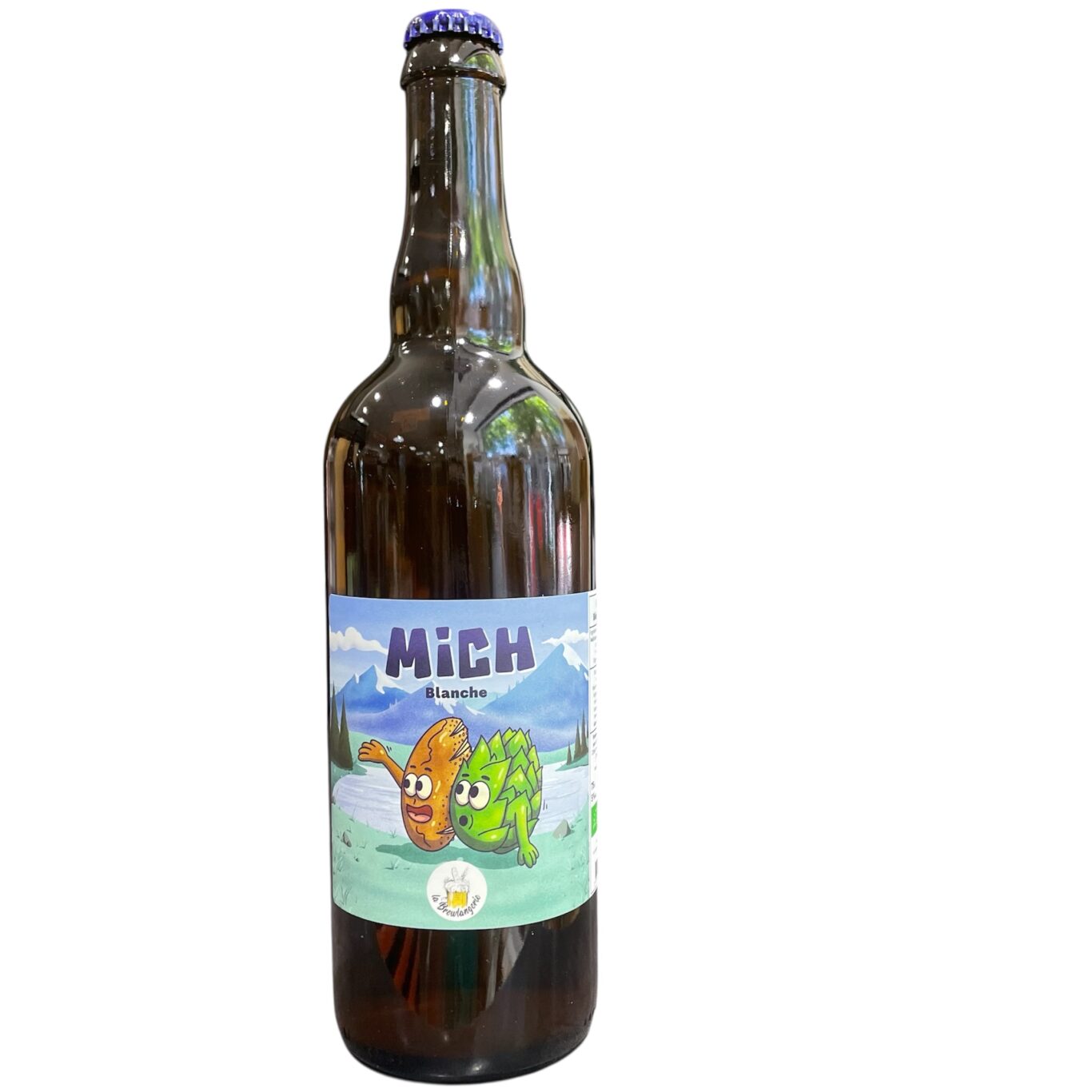 BIÈRE LA BREWLANGERIE LA MICH BLANCHE BIO 75cl (blanche)