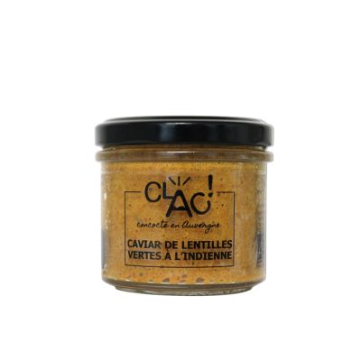 CAVIAR LENTILLES VERTES A L'INDIENNE BIO 100G